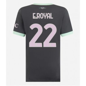 AC Milan Emerson Royal #22 Dámské Alternativní Dres 2024-25 Krátký Rukáv